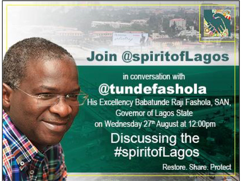 Twitter interview with Babatunde Fashola, Lagos State Governor